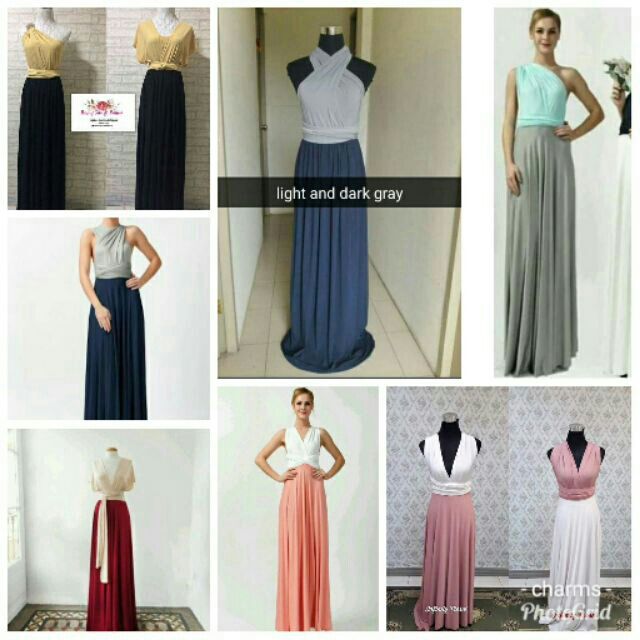 2 tone infinity dress sales