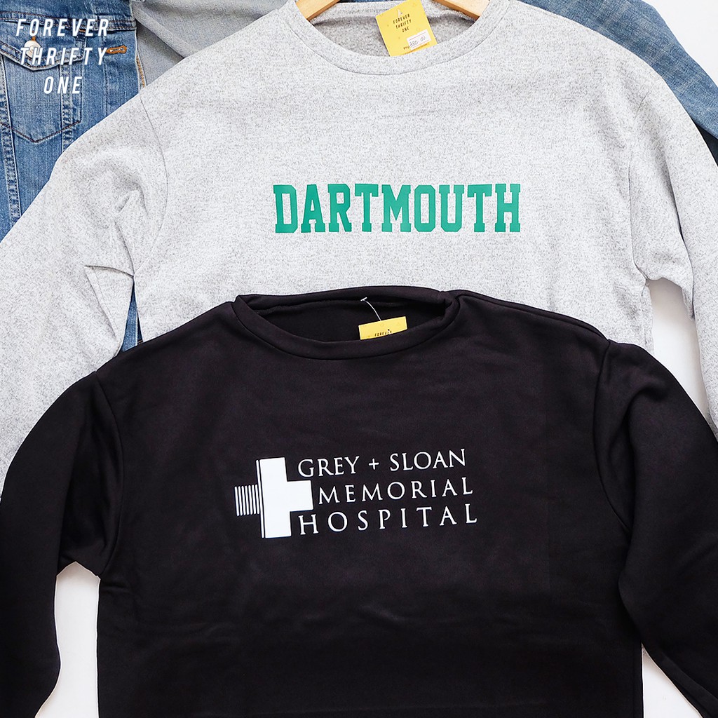 Dartmouth sweatshirt grey's anatomy online