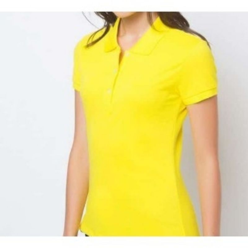 Canary yellow shop polo shirts