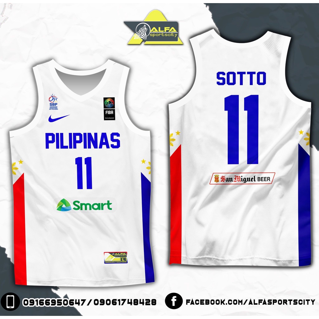 The Fabs shoppe Gilas white Full Sublimation Basketball Jersey Sando f