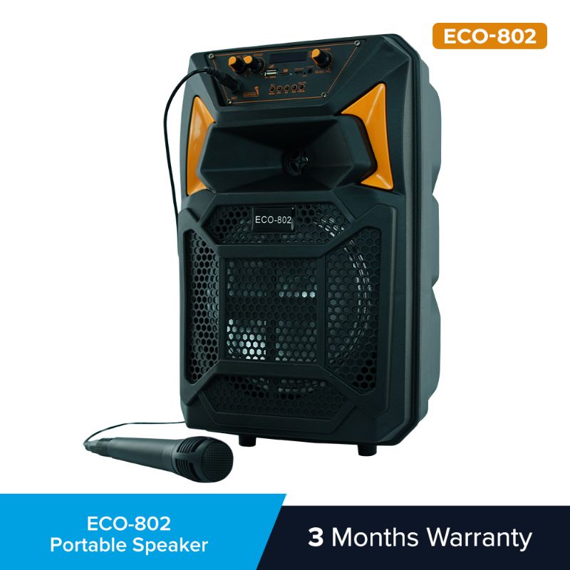 Tylex ECO802 Videoke Bluetooth Speaker 200W Super Bass RGB Karaoke