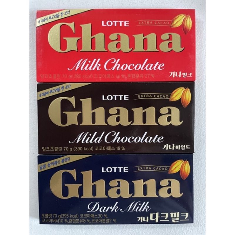 Ghana Lotte Japan Chocolate (red Only) 