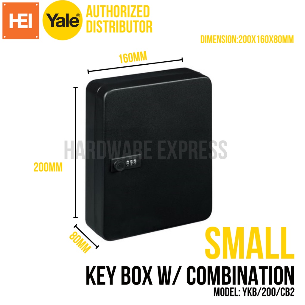 YALE Key Lock Box Key Organizer Combination Lock (Small or Medium