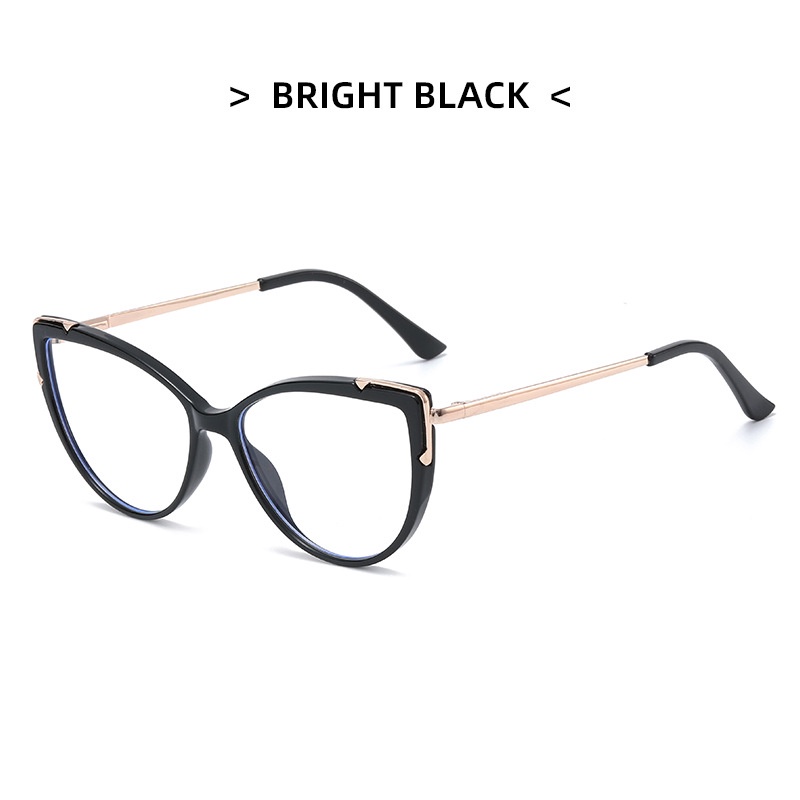 Jiuerba New Fashion Cat Eye Anti Blue Light Eyeglasses Western