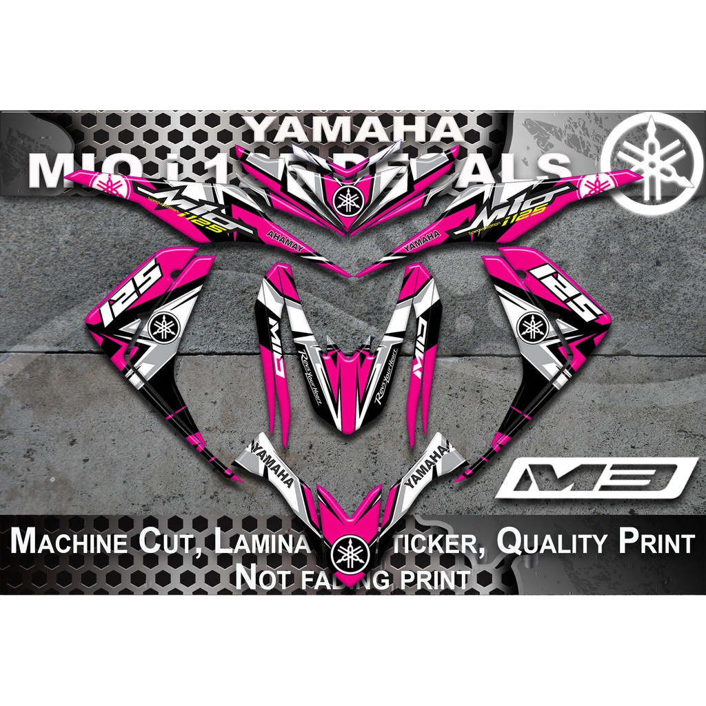 Mio i 125 decals sticker FOR MOTORCYCLE PARTS AND ACCESSORIES | Shopee