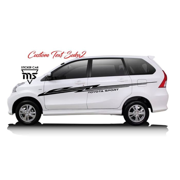 Sticker toyota avanza corolla vios rush ayla universal Custom | Shopee ...