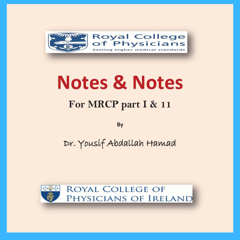 Notes & Notes for MRCP 1 by Dr. Yousif Abdallah Hamad | Shopee Philippines