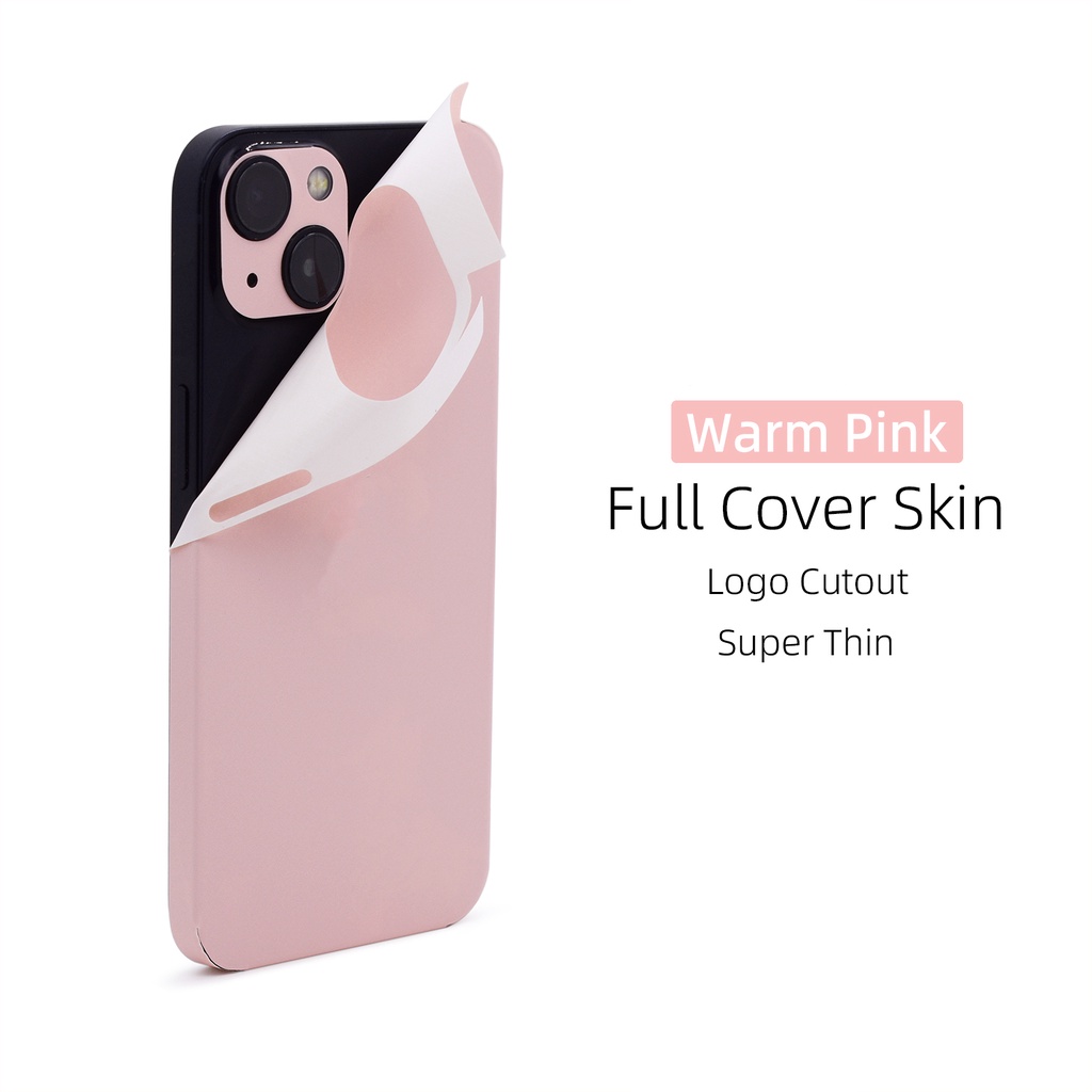 Pink Change Color Full Wrapped Skin Sticker Compatible with iPhone 6 6s