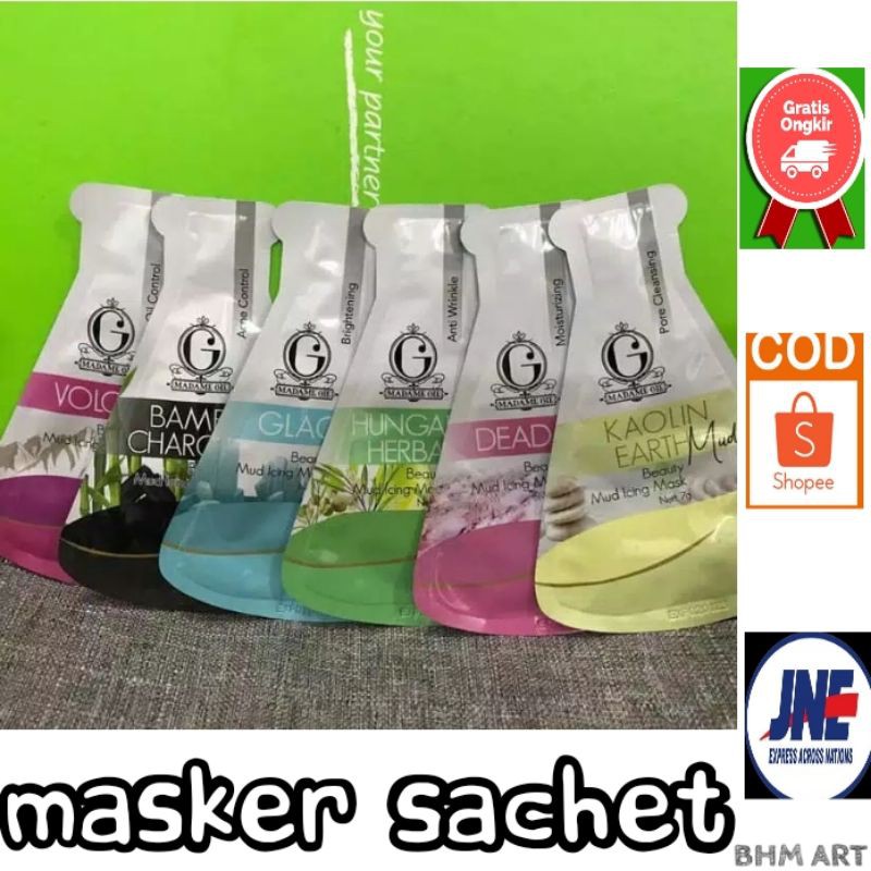 Madame Gie Beauty Mud Icing BPOM Mask-7gl Sachet Mask | Shopee Philippines