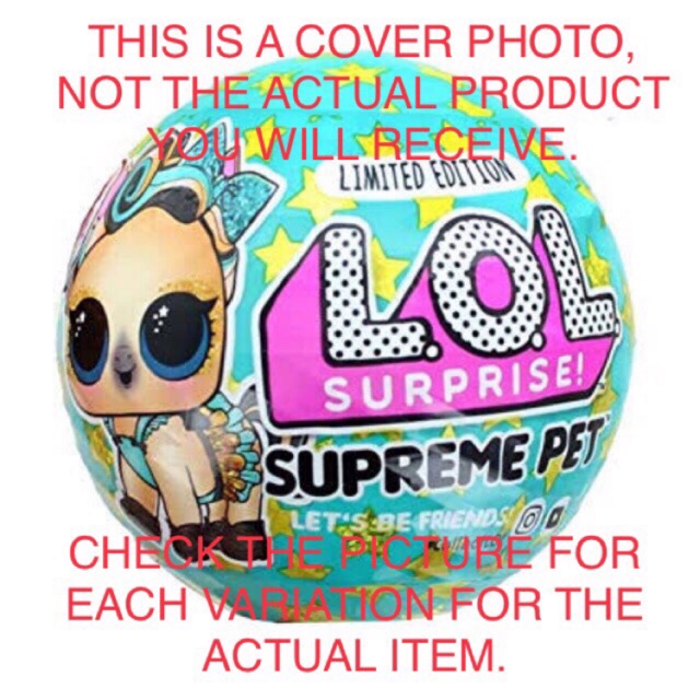 Lol surprise supreme pet limited sales edition