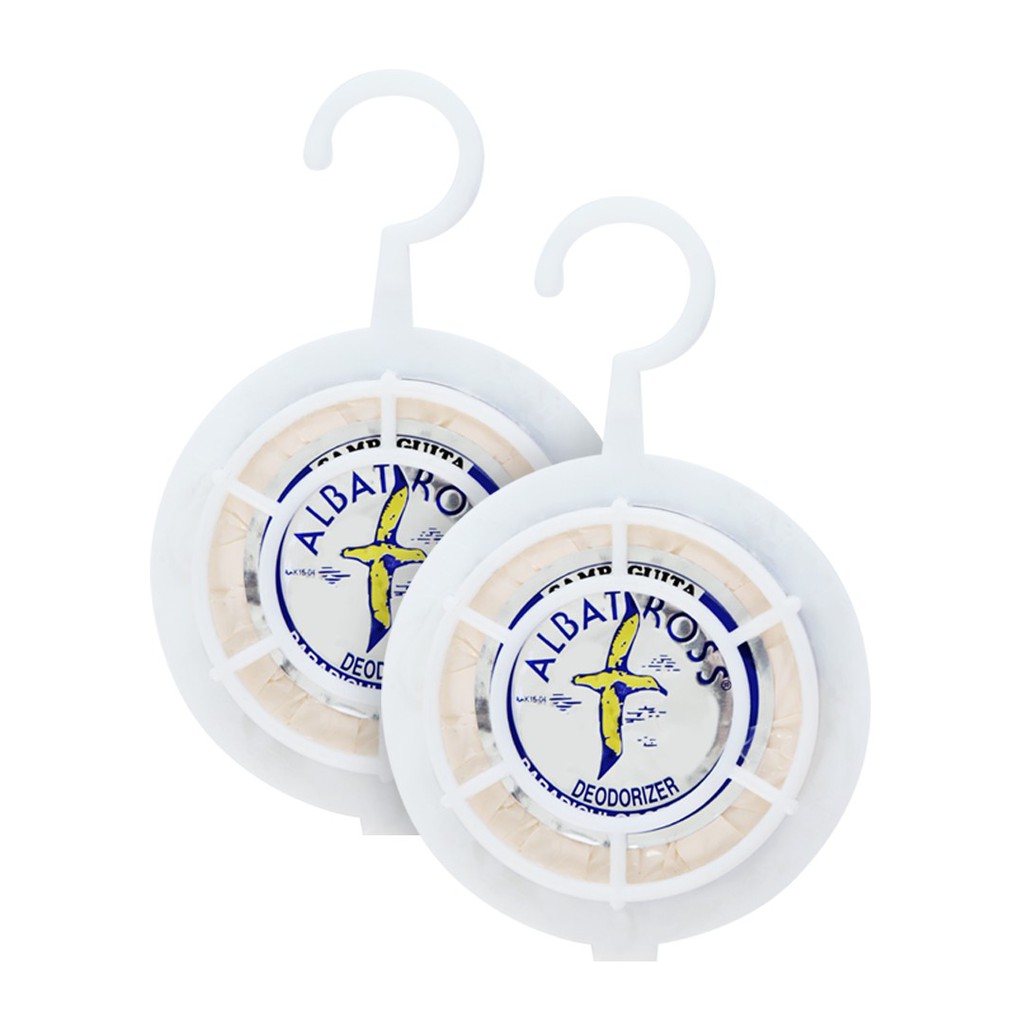 Albatross Bathroom Deodorizer Sampaguita 100g with Holder & Refill 2's