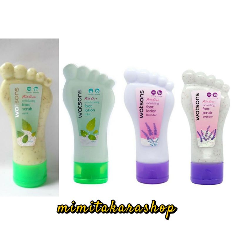 Watsons Foot ease Foot scrub And Lotion Shopee Philippines