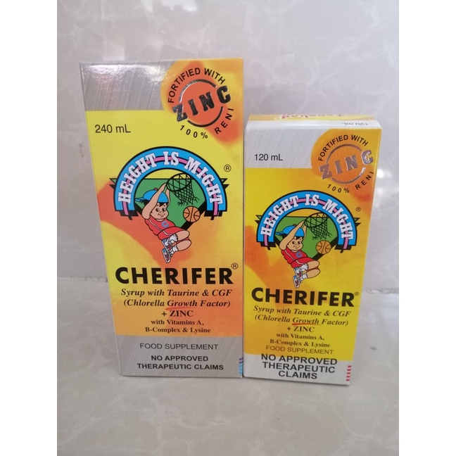 CHERIFER PLUS ZINC 120ML/240ML Shopee Philippines