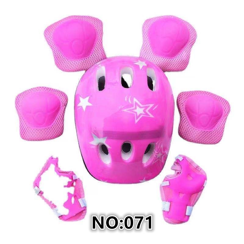 Bicycle helmet protective gear seven riding set protective sliding ...