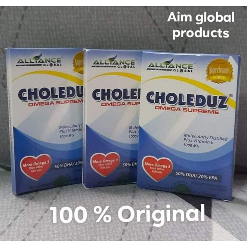 Choleduz Omega Supreme 30 softgel (Mark 2025 Expiration) | Shopee ...