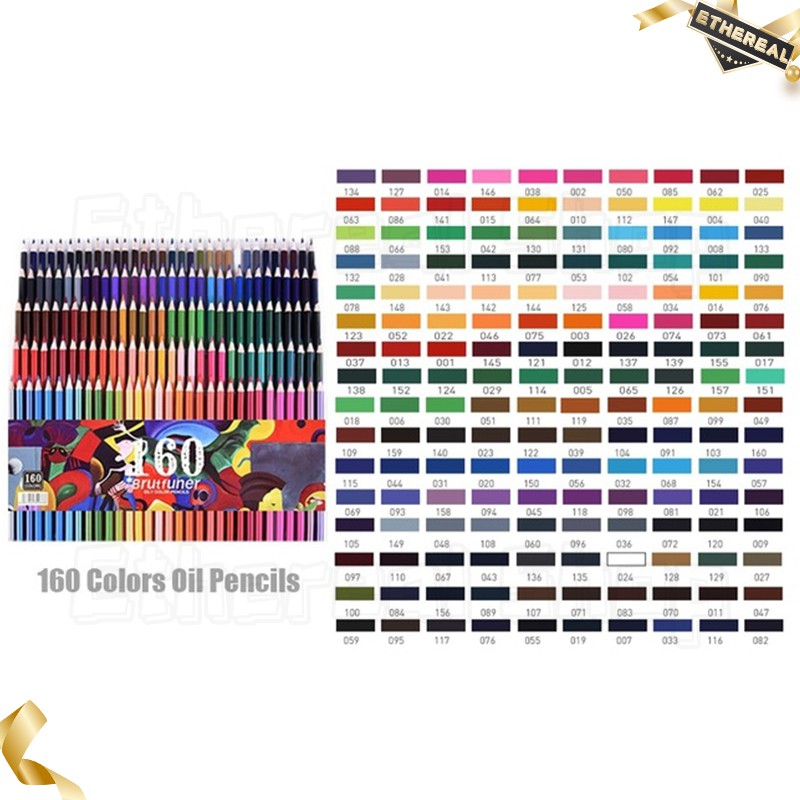 Brutfuner Professional Oil Color Pencils Set Painting Sketching Art ...