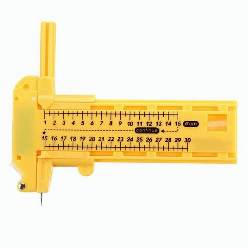 1pc Durable Compass Circle Cutter 1-30cm +6pcs Spare Blades +3pcs Leads ...