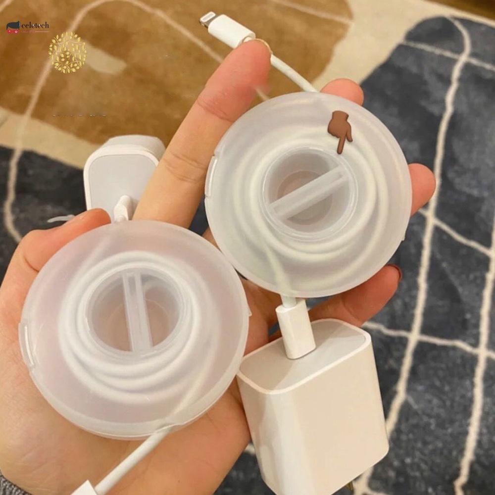 Rotating Cable Winder Organizer Retractable Management Cord Retractor ...
