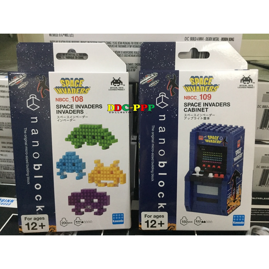 SPACE INVADERS SET Nanoblock Character Collection Series (SEALED ...