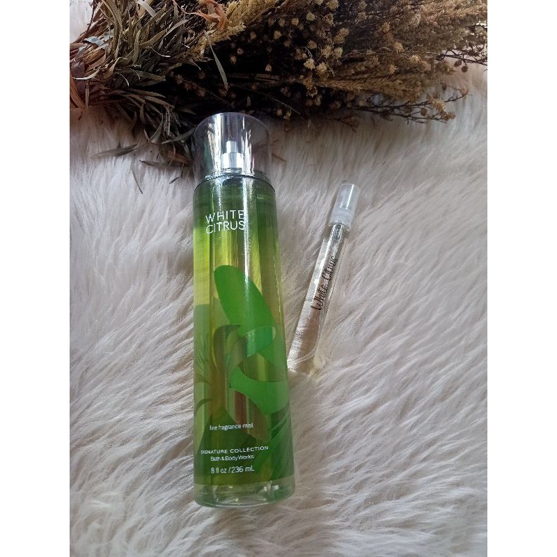 White citrus fragrance discount mist