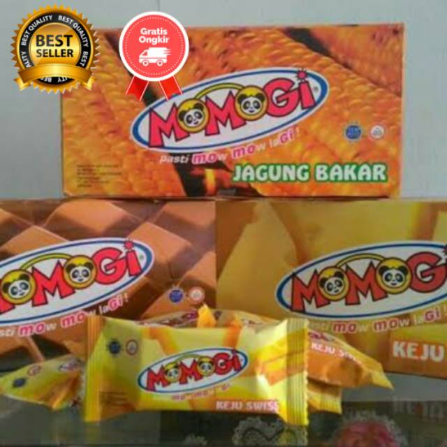 MOMOGI GRILLED CORN MOMOGI CHOCOLATE MOMOGI CHEESE 1 BOX CONTAINS 20 ...