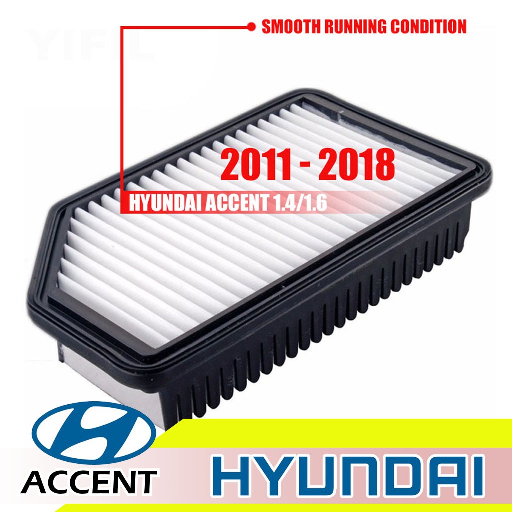 Hyundai Accent Air Filter 20112018 Shopee Philippines