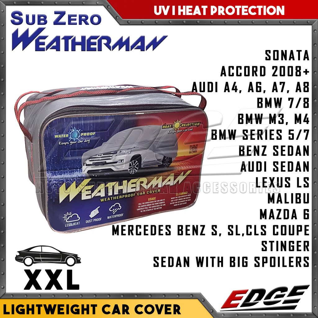 Weatherman Car Cover & Motorcycle Cover Waterproof Heat Resistant
