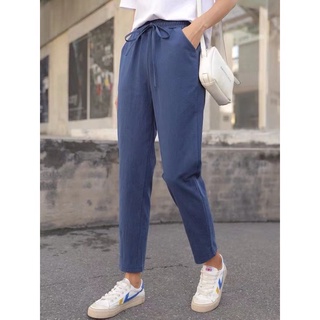 Korean's Fashion Daily Outfit Women's Attire Polyester Trouser