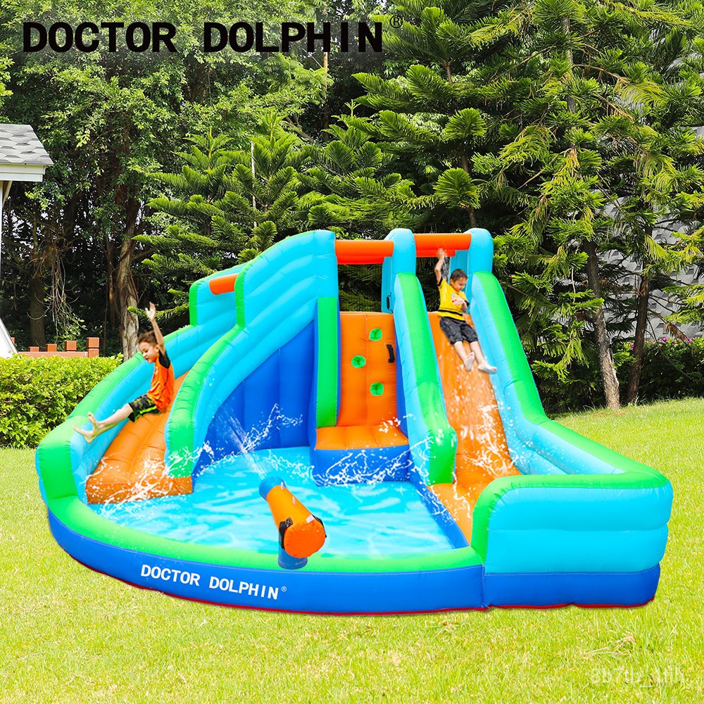 Inflatable pool slides for cheap inground pools