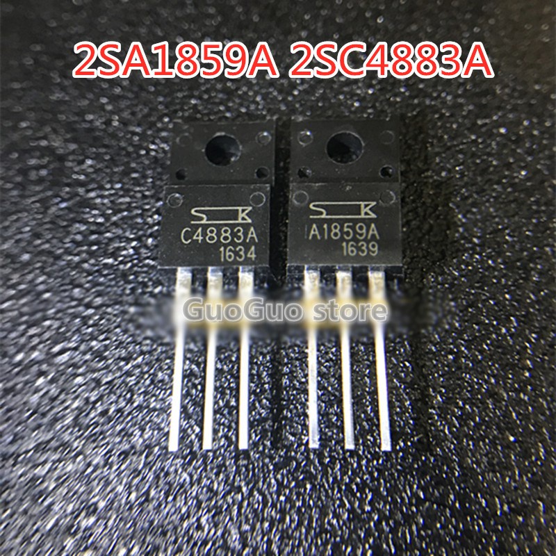 2pairs = (2pcs A1859A + 2pcs C4883A) TO-220F 2SA1859A 2SC4883A Silicon ...