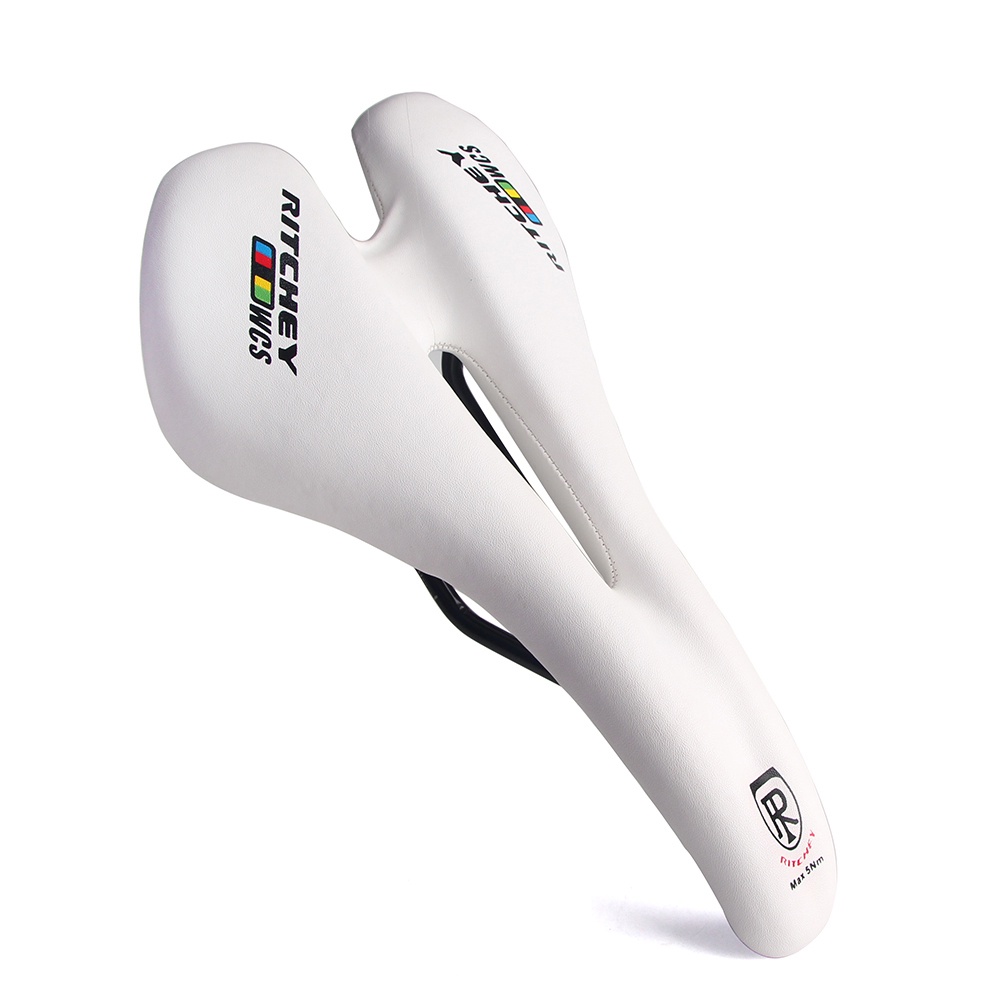 WCS Ritchey White Black Road Mountain Bicycle Saddle Imitation Leather Hollow Breathable Bike Saddle Comfortable Cycling Front Seat Cushion Shopee Philippines