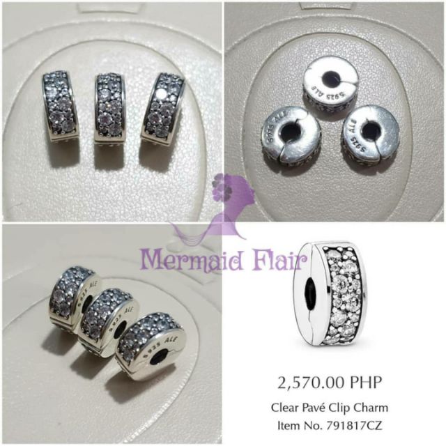 Pandora Shining Elegance Clips Clear CZ Shopee Philippines