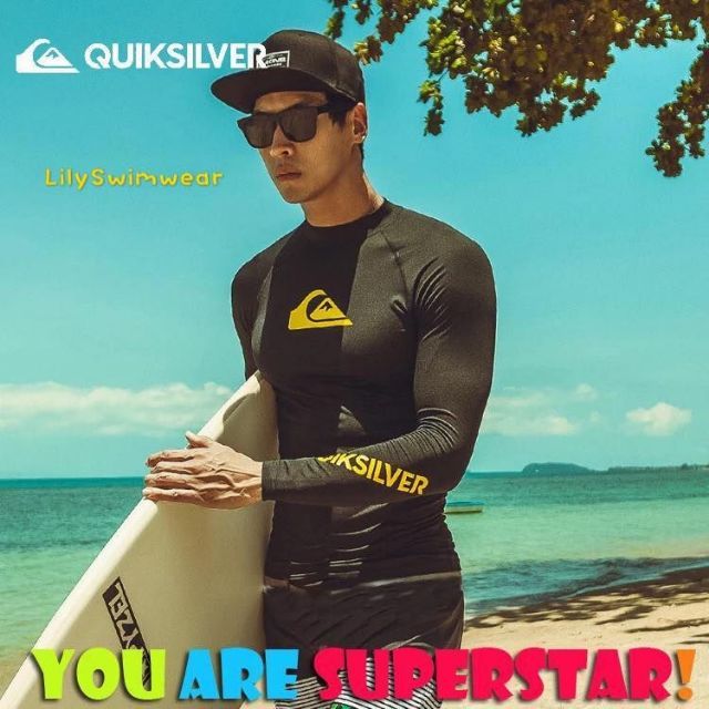Quiksilver Rash Guard Top & Set With Short | Shopee Philippines