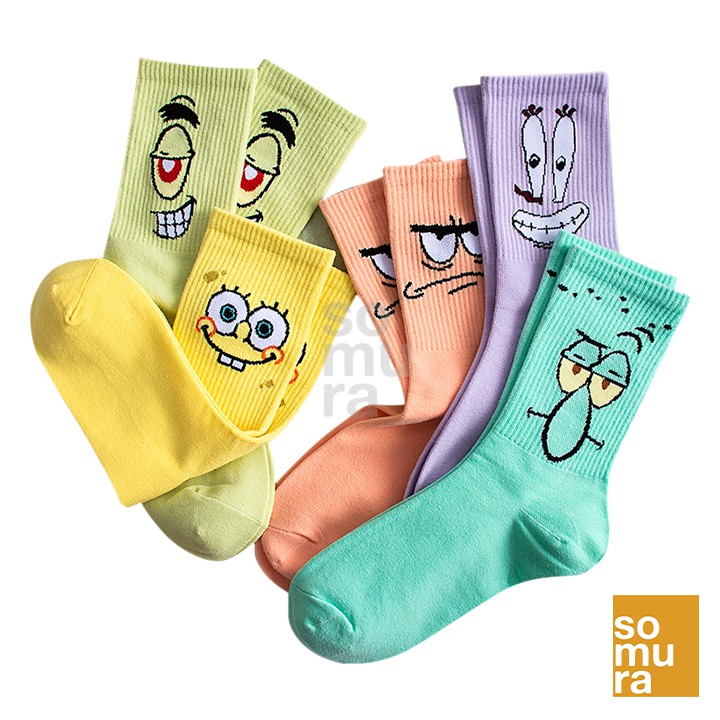 SPONGEBOB HIGH SOCKS (SOCK120) | Shopee Philippines