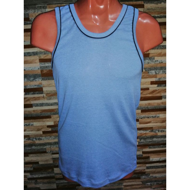 Plain Body Fit Sando | Shopee Philippines