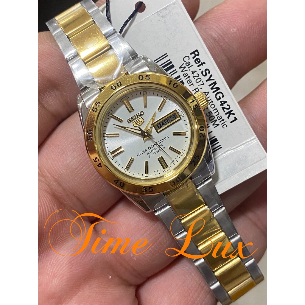 SEIKO LADIES TWO TONE SPORT SYMG42K1 AUTOMATIC 50M