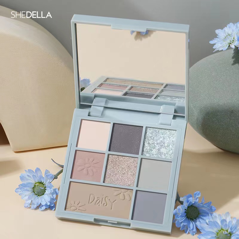SHEDELLA Embroidered Eye Shadow 2022 New Matte Pearl Earth Color ...