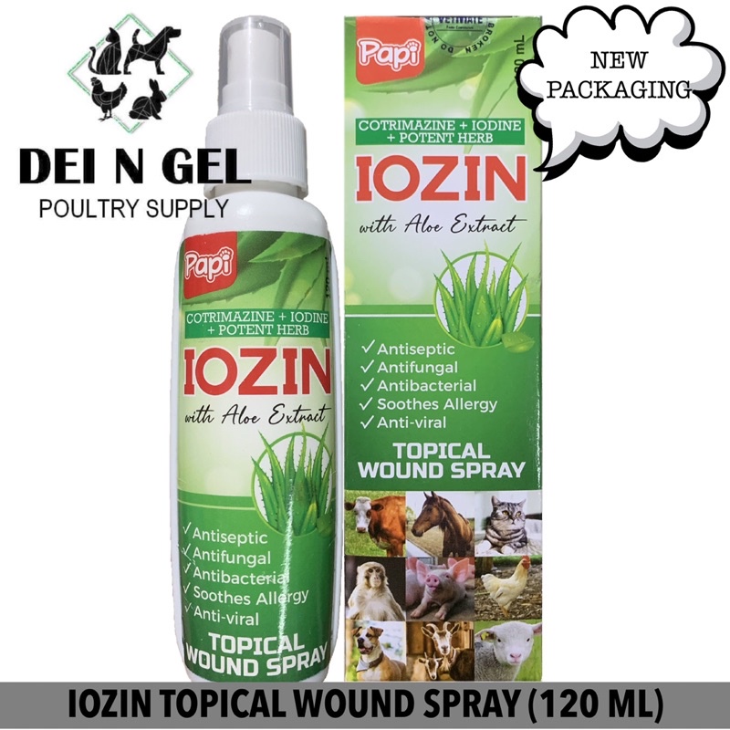 Iozin spray outlet for dogs