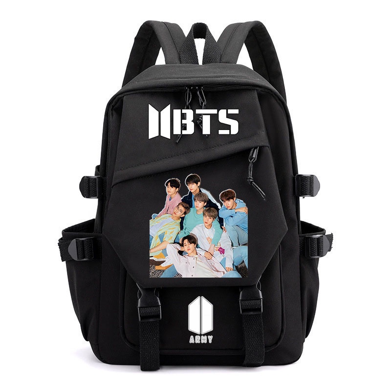 KPOP BTS New Backpack Large Capacity Backpack Boys Backpack Daypack Laptop  Bag College Bag School Bag Bookbag price in Saudi Arabia,  Saudi  Arabia