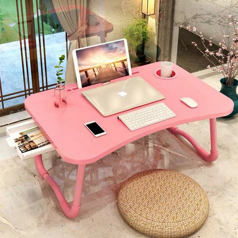 PortableTable Foldable Lazy Bed Desk/ Laptop Wooden Table Study desk