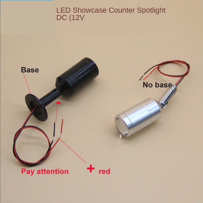 LED Exhibition Counter 1W Small Spotlight DC12V Shelf Wine Cabinet ...