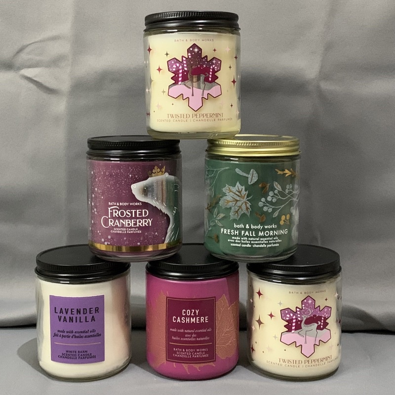 AUTHENTIC Bath and Body Works and White Barn Scented Candles (from