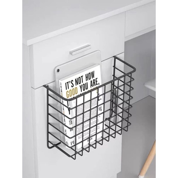 phlove Under Shelf Table Storage Basket Rack Desk Wire Cabinet Hanging ...