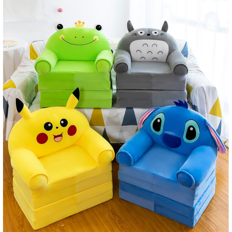 Foldable Sofa Cartoon Sofa Couch Love Seat Kid sofa character bed kid Shopee Philippines