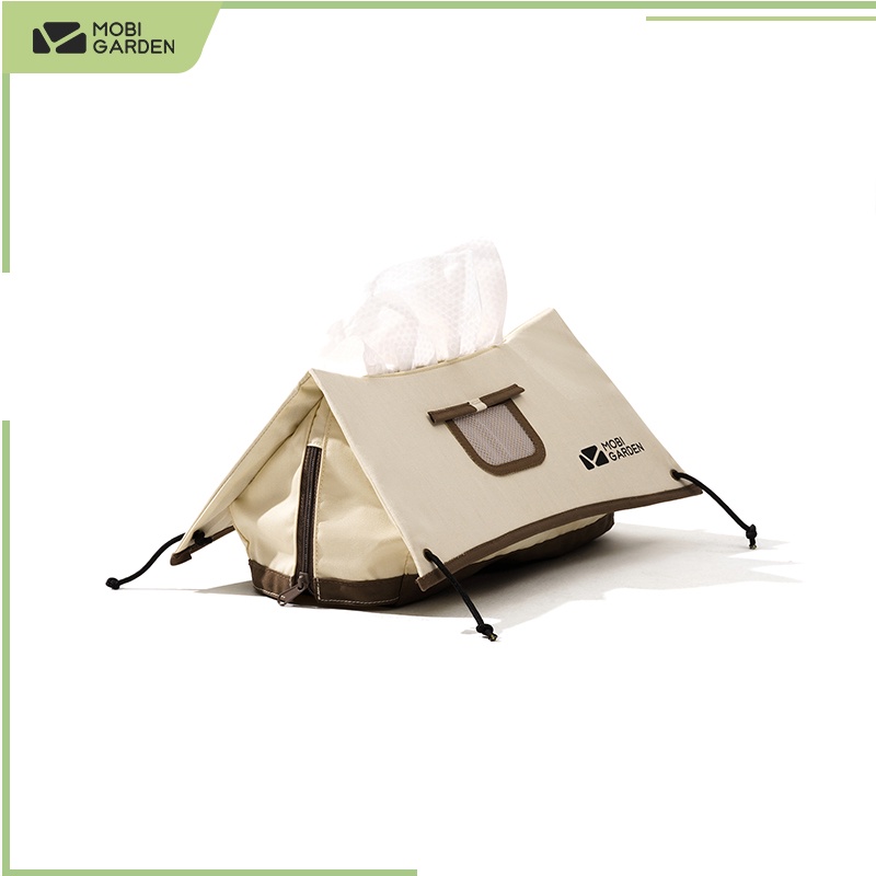 MOBI GARDEN Tissue Box Mini Tent Shape For Paper Pumping Tissue Roll ...