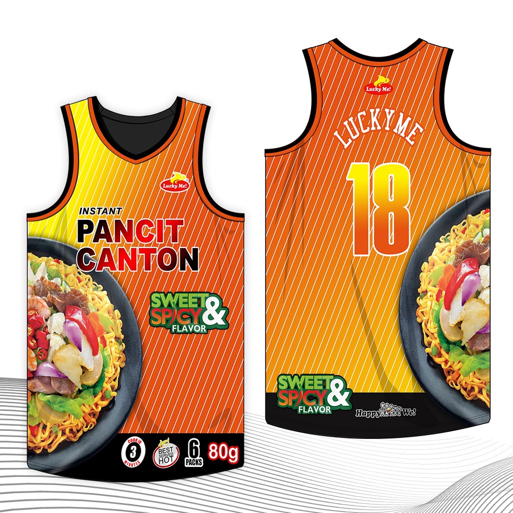 2023 new NZ X Pancit Canton Full Sublimated Basketball Jersey for Men