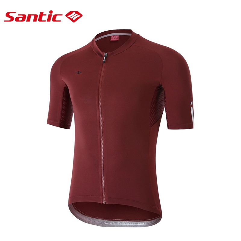 Santic Men Bicycle Bike Cycling Jerseys Jackets Cycling Top Short Sleeve Breatha
