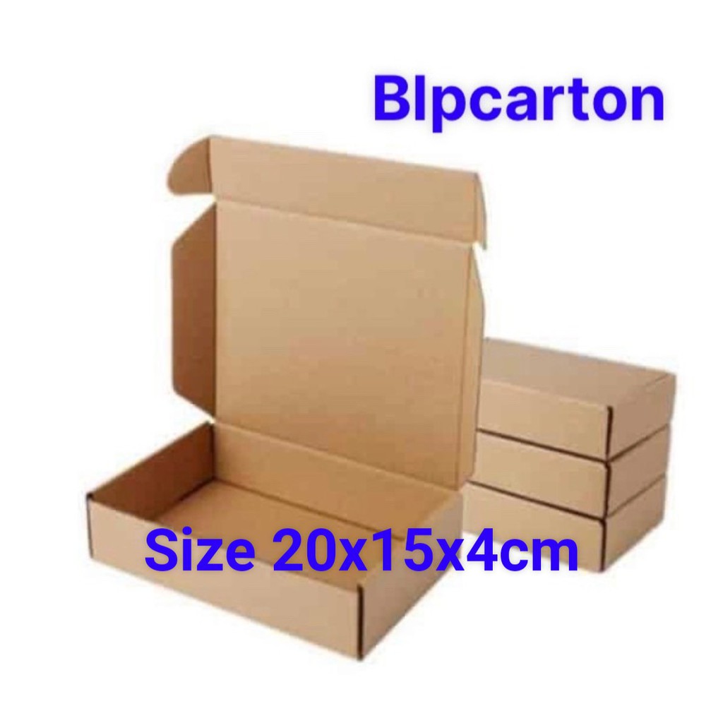 20 CARTON BOXES FOR CASE AND ACCESSORIES SIZE 20X15X5CM | Shopee ...