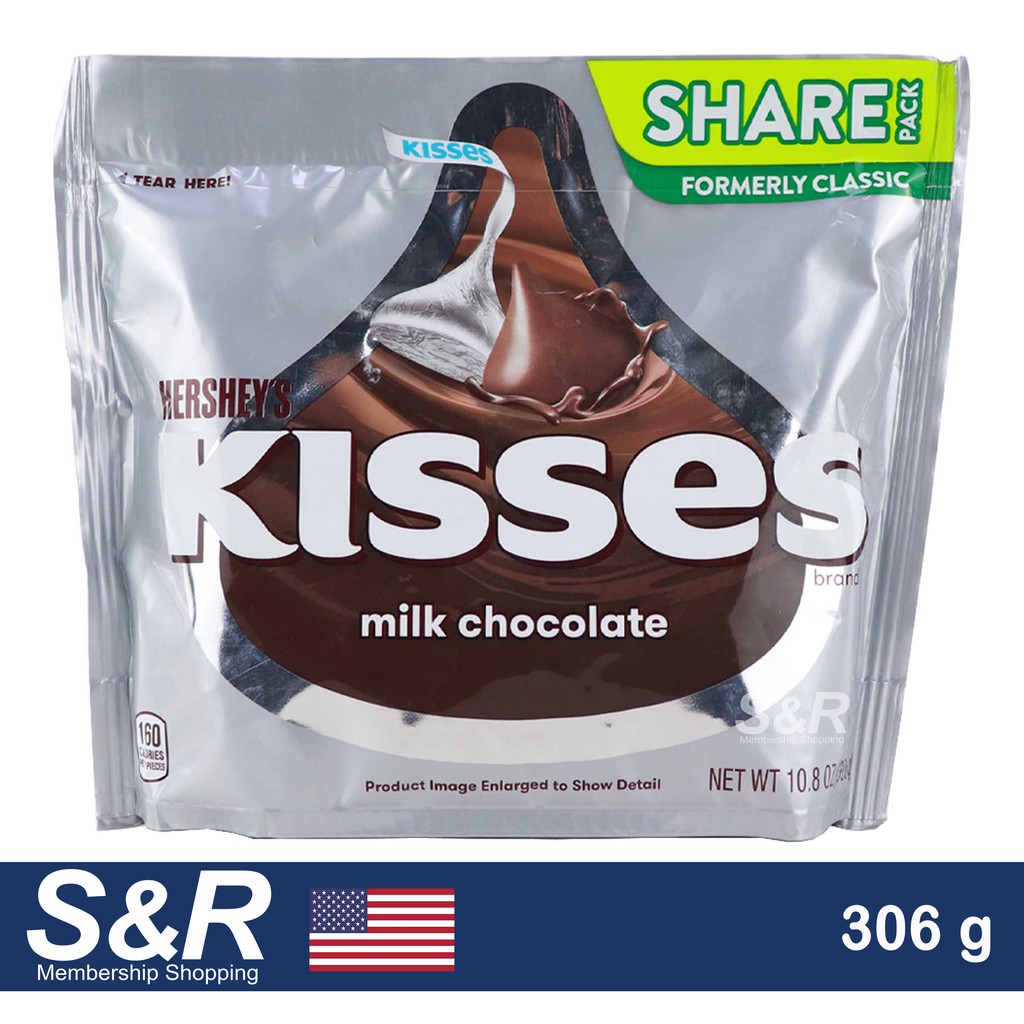 Hershey's Kisses Milk Chocolate 306g Shopee Philippines