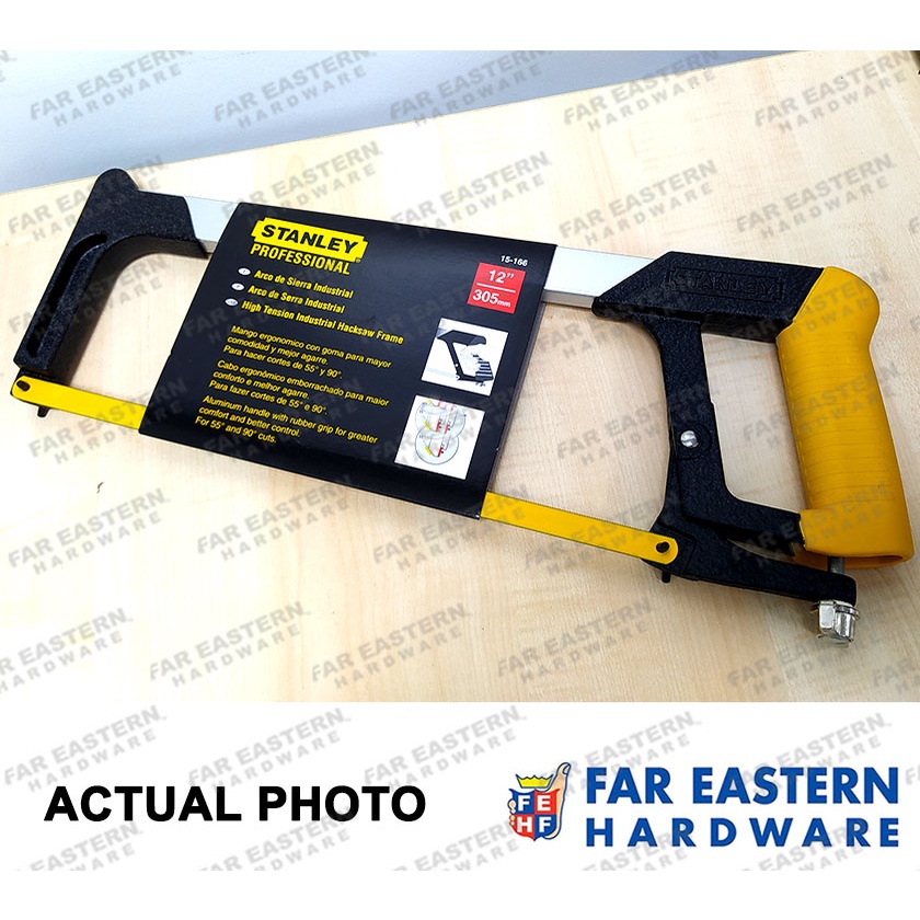 STANLEY Hacksaw Frame w/ Blade Hack Saw 10